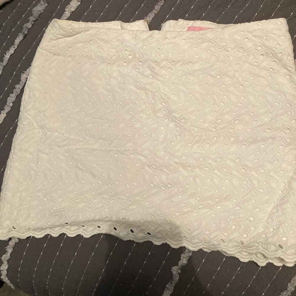 White Lilly Pulitzer skort